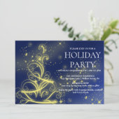 Einladung zu Weihnachtsfeiern (Stehend Vorderseite)