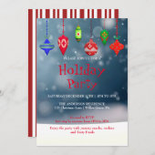 Einladung zu Weihnachtsfeiern (Vorne/Hinten)