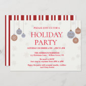 Einladung zu Weihnachtsfeiern (Vorne/Hinten)