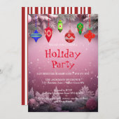 Einladung zu Weihnachtsfeiern (Vorne/Hinten)