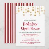 Einladung zu Weihnachtsfeiern (Vorne/Hinten)