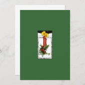 Einladung zu Weihnachtskerzen (Vorne/Hinten)