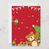 Einladung zu Weihnachtsspielzeug (Rückseite)