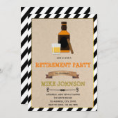 Einladung zu Wein und Zigarre (Vorne/Hinten)