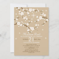 Einladung zu weißen Blüten