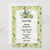 Einladung zu Weißwein (Rückseite)