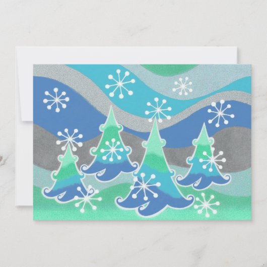 Einladung zu Winterbaumen (Vorderseite)