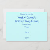 Einladung zu Winterbaumen (Rückseite)