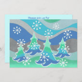 Einladung zu Winterbaumen (Vorne/Hinten)