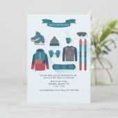 Einladung zu Winterelementen (Stehend Vorderseite)