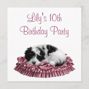 Einladung zum 10. Geburtstag von Puppy Girl