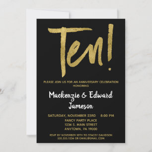 Einladung zum 10-jährigen Jubiläum Black Gold Schr