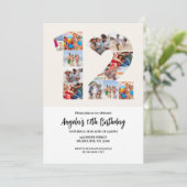 Einladung zum 12. Geburtstag - Nummer 12 (Stehend Vorderseite)