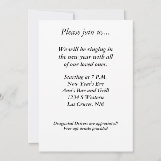 Einladung zum 12x18 Neujahr (Rückseite)