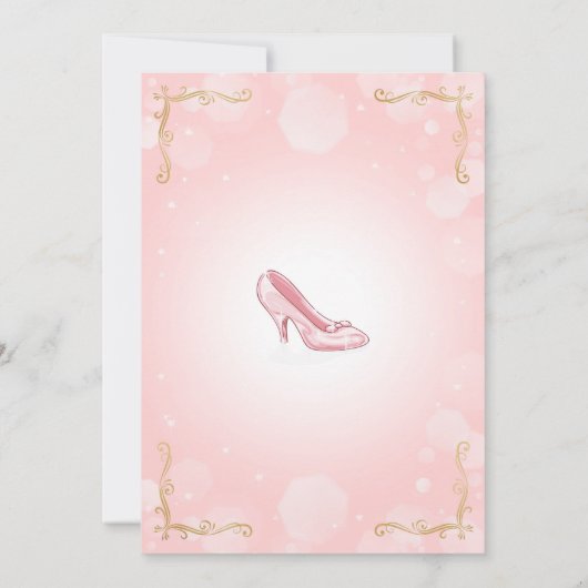 Einladung zum 15. Geburtstag von Quinceanera (Rückseite)