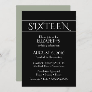 Einladung zum 16. Geburtstag