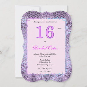 Einladung zum 16. Geburtstag Frau
