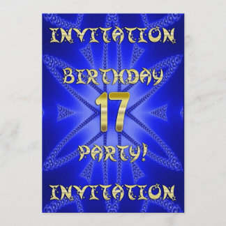 Einladung zum 17. Geburtstag