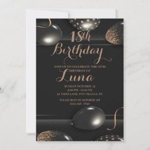 Einladung zum 18. Geburtstag