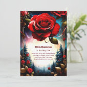 Einladung zum 1. Geburtstag (Stehend Vorderseite)