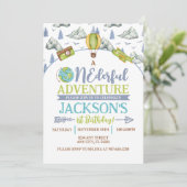 Einladung zum 1. Geburtstag (Stehend Vorderseite)