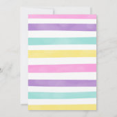 Einladung zum 1. Geburtstag (Rückseite)