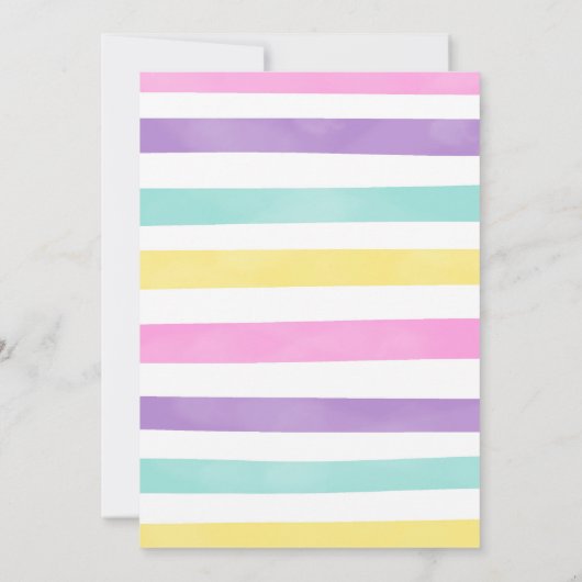 Einladung zum 1. Geburtstag (Rückseite)