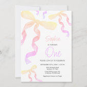 Einladung zum 1. Geburtstag (Vorderseite)