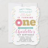 Einladung zum 1. Geburtstag (Vorderseite)