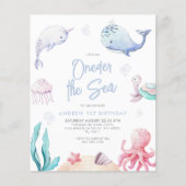 Einladung zum 1. Geburtstag (Vorderseite)