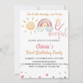 Einladung zum 1. Geburtstag (Vorderseite)