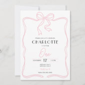 Einladung zum 1. Geburtstag (Vorderseite)