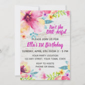 Einladung zum 1. Geburtstag (Vorderseite)