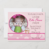 Einladung zum 1. Geburtstag (Vorderseite)