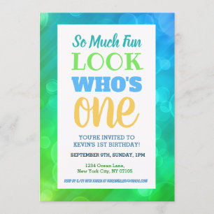 Einladung zum 1. Geburtstag