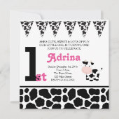 Einladung zum 1. Geburtstag (Vorderseite)