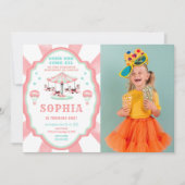 Einladung zum 1. Geburtstag Circus Foto (Vorderseite)