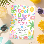 Einladung zum 1. Geburtstag - Cool eins