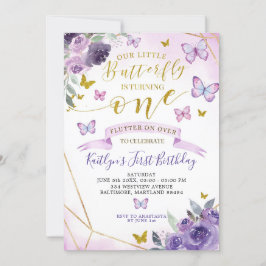 Einladung zum 1. Geburtstag der lila und Goldenen 