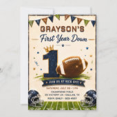 Einladung zum 1. Geburtstag - First Year Down (Vorderseite)