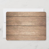 Einladung zum 1. Geburtstag Foto Baseball (Rückseite)