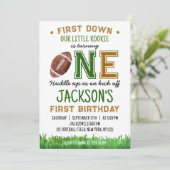 Einladung zum 1. Geburtstag im ersten Jahr (Stehend Vorderseite)