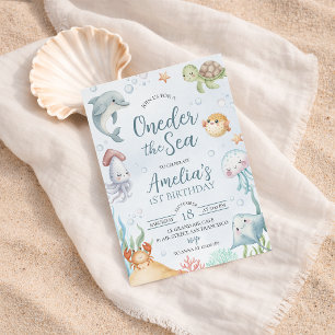 Einladung zum 1. Geburtstag - Oneder the Sea