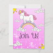 Einladung zum 1. Geburtstag Party (Rückseite)