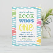 Einladung zum 1. Geburtstag Sprichwort (Stehend Vorderseite)