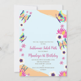 Einladung zum 1. Geburtstag Sukhmani Sahib