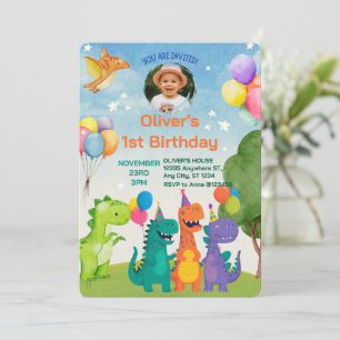 Einladung zum 1. Geburtstag von Little Dino