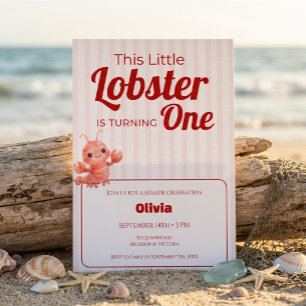 Einladung zum 1. Geburtstag von Little Lobster