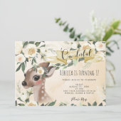 Einladung zum 1. Geburtstag von Waldwild (Stehend Vorderseite)