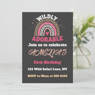 Einladung zum 1. Geburtstag - Wild One